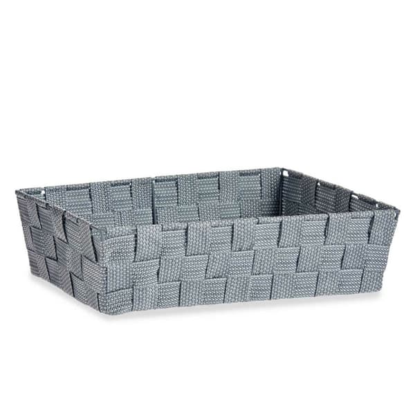 Multibrug kurv Kipit 79812 Grå Klæde 3,8 L 34 x 8,5 x 21 cm (18 enheder)