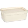Miniatyrbillede 2 af 3: Opbevaringsboks med låg Kipit TP593-4 Flødefarvet Plastik 6 L 21,5 x 11 x 31,5 cm (12 enheder)
