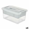 Miniatyrbillede 1 af 4: Multifunktionel Æske Kipit 02 1310 Grå Gennemsigtig Plastik 5 L 29,5 x 14,5 x 19,2 cm (6 enheder)