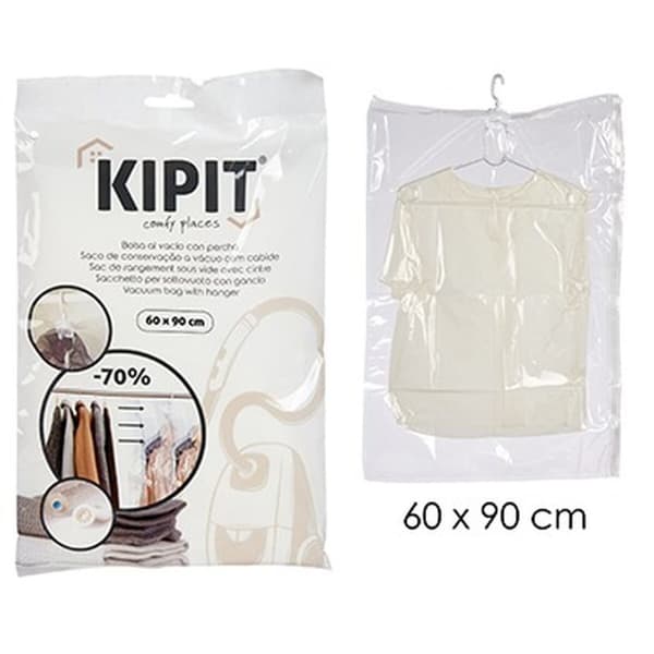 Vakuumposer Kipit 58096 Gennemsigtig Polyetylen Plastik 60 x 90 cm (12 enheder)