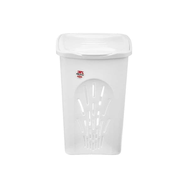 Vasketøjskurv Stefanplast Hvid Plastik 50 L 37 x 56 x 39 cm (6 enheder)