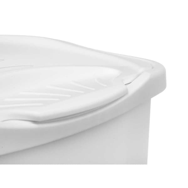Vasketøjskurv Stefanplast Hvid Plastik 50 L 37 x 56 x 39 cm (6 enheder)