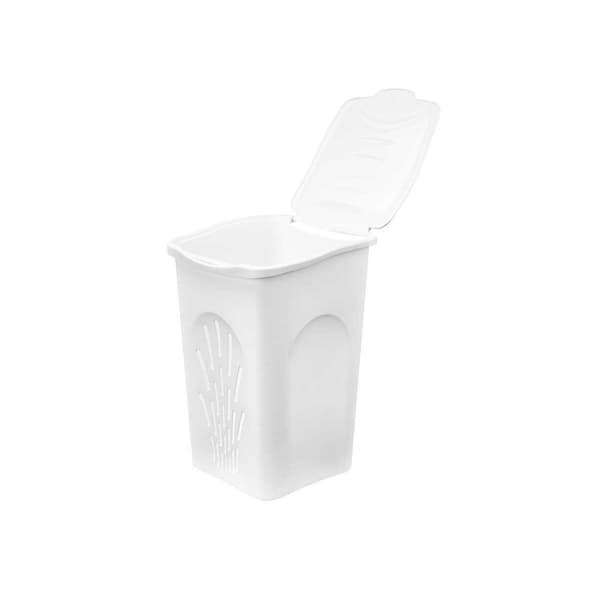 Vasketøjskurv Stefanplast Hvid Plastik 50 L 37 x 56 x 39 cm (6 enheder)