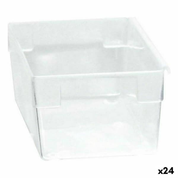 Multifunktionel Æske modulær Gennemsigtig 15 x 8 x 5,3 cm (24 enheder)