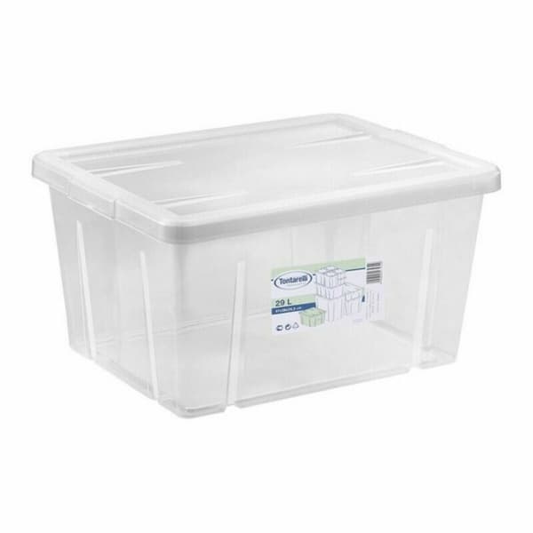 Opbevaringsboks med låg Tontarelli Linea box 47 x 36 x 24,5 cm (6 enheder)