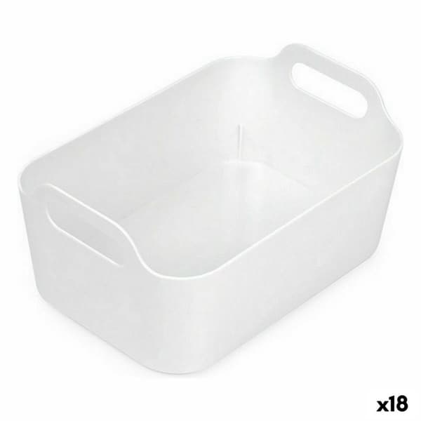 Multibrug kurv Confortime Hvid 24 x 16,7 x 11,2 cm (18 enheder)
