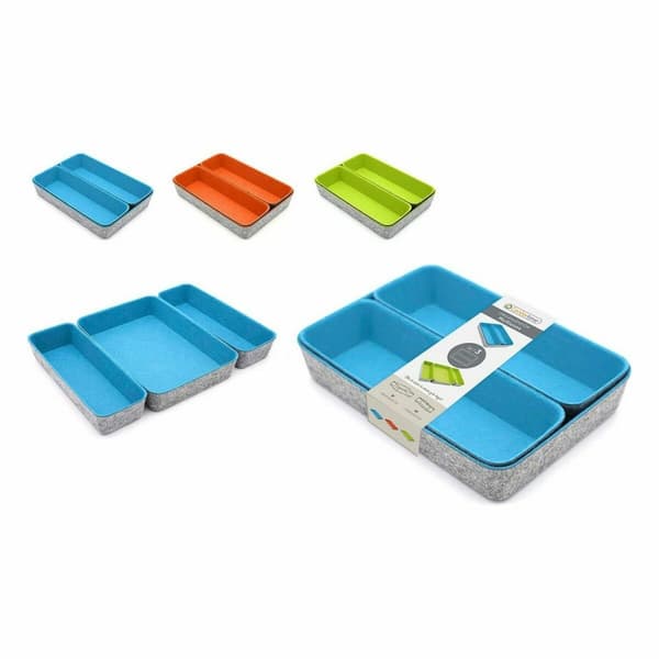 Skuffeopdeler Confortime Filt 28 x 20,5 x 5,3 cm 3 Dele (6 enheder)