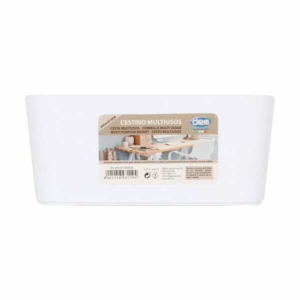 Multibrug kurv Confortime Hvid 24 x 16,5 x 10 cm (24 enheder)