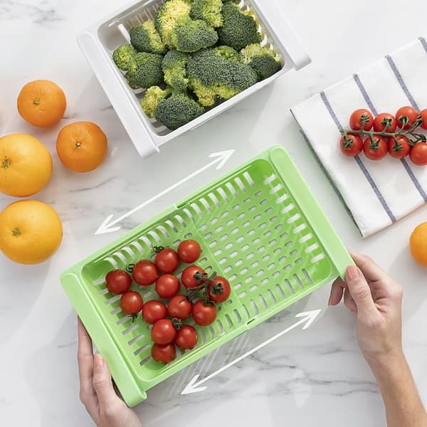 Justerbar kjøleskaporganisator Friwer InnovaGoods 2 enheter
