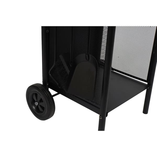 Brændeholder DKD Home Decor Stål Plastik (42 x 36 x 81 cm)