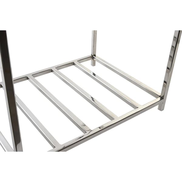 Brændeholder DKD Home Decor Rustfrit stål (40 x 30 x 50 cm)