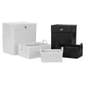 Miniatyrbilde 1 av 6: Multifunksjonell kurv DKD Home Decor Hvit Svart polypropylen 45 x 34 x 49 cm 4 Kg