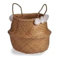 Miniatyrbilde 1 av 2: Kurv Gift Decor SG0100117301ME Hvit Brun Naturell Siv 8 L Bamse med Lyd