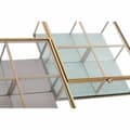 Miniatyrbilde 3 av 3: Smykkeskrin DKD Home Decor Grønn Lysegrp Metall Krystall 15 x 15 x 5,5 cm (2 enheter)