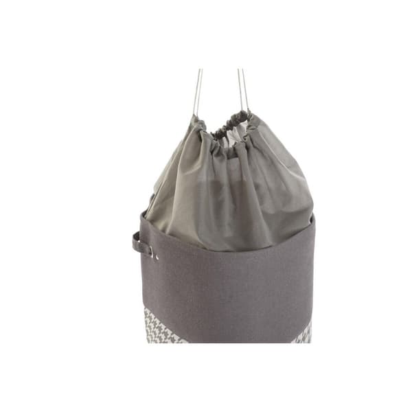 Skittentøyskurv DKD Home Decor Gul Blå Grå Houndstooth 40 x 40 x 60 cm (3 enheter)