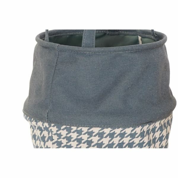 Skittentøyskurv DKD Home Decor Houndstooth Gul Grå Mørke Grå 28 x 28 x 28 cm (3 enheter)