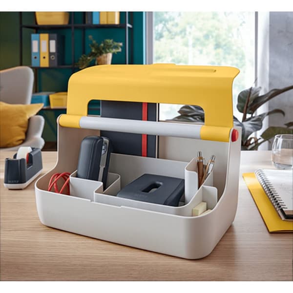 Batterier Leitz Cosy Gul ABS 21,4 x 19,6 x 36,7 cm Bærehåndtak