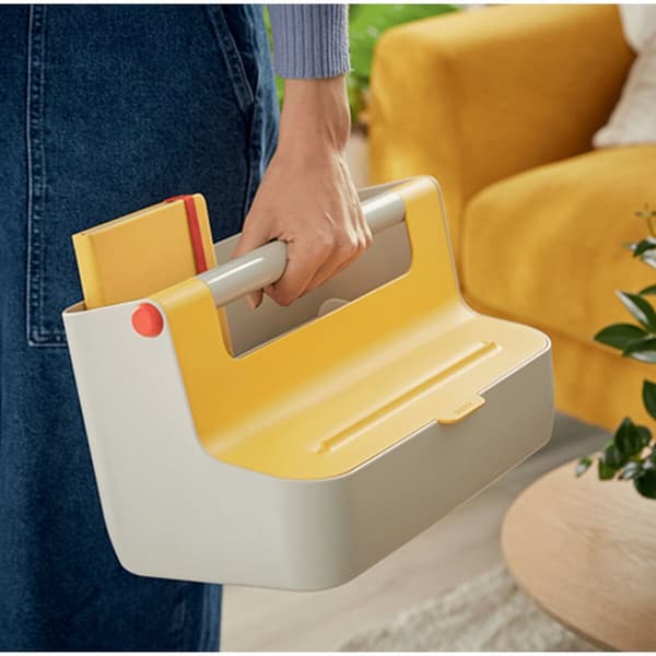 Batterier Leitz Cosy Gul ABS 21,4 x 19,6 x 36,7 cm Bærehåndtak