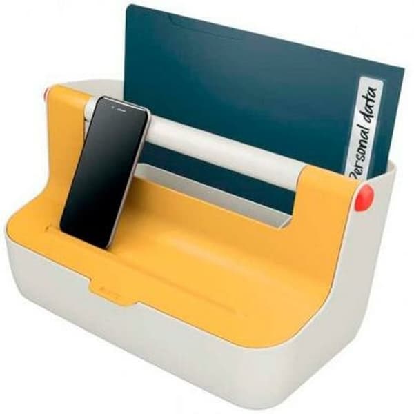 Batterier Leitz Cosy Gul ABS 21,4 x 19,6 x 36,7 cm Bærehåndtak