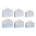 Miniatyrbilde 1 av 3: Sett med pyntebokser DKD Home Decor Flerfarget Metall Karakterer 28 x 9,5 x 20 cm (2 enheter)
