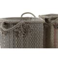 Miniatyrbilde 2 av 3: Multifunksjonell kurv DKD Home Decor Brun Svart Rød Jute Naturfiber Boho 30 x 30 x 36 cm (2 enheter)