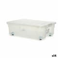 Miniatyrbilde 1 av 4: Oppbevaringsboks med Hjul 30 L 40 x 18 x 59,5 cm (14 enheter)