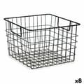 Miniatyrbilde 1 av 2: Multifunksjonell kurv Kinvara W7318 Svart Stål 29 x 19,5 x 32 cm Med håndtak (8 enheter)