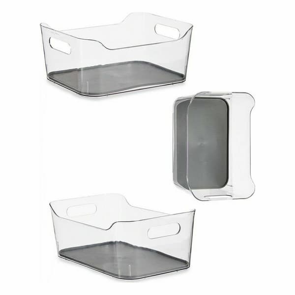 Skufforganisator Kinvara W623318 Grå Resirkulert plast 17 x 10,5 x 24,5 cm (12 enheter)