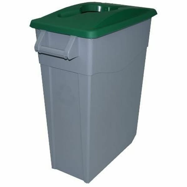 Søppelbøtte Denox Grønn 65 L (2 enheter)
