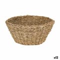 Miniatyrbilde 1 av 2: Multifunksjonell kurv Privilege Brun flettet 26 x 26 x 11 cm (12 enheter)