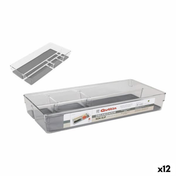 Skufforganisator Quttin Non-Slip 39,8 x 18,5 x 6 cm (12 enheter)