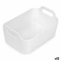 Miniatyrbilde 1 av 3: Multifunksjonell kurv Confortime Hvit 33 x 23,5 x 15,4 cm (12 enheter)