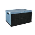Miniatyrbilde 2 av 2: Foldbar boks Tontarelli Plast 62 L Blå Svart Brett 59,5 x 39 x 31,5 cm (6 enheter)