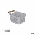 Miniatyrbilde 1 av 4: Multifunksjonell kurv Confortime Tre Plast 13 x 11 x 8 cm Med håndtak (36 Enheter)
