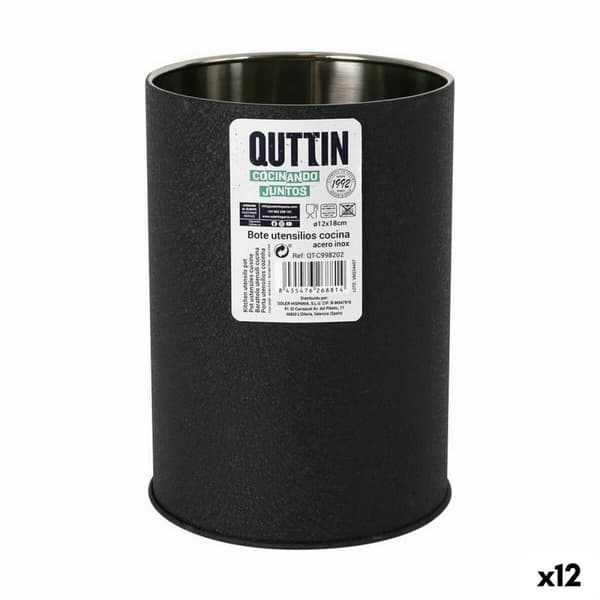 Gryte til Kjøkkenutstyr Quttin Crocodile Rustfritt stål Ø 12,6 x 18 cm (12 enheter)