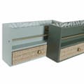Pikkukuva 2 / 3: Monikäyttöinen järjestelijä DKD Home Decor LD-181379 Vihreä polypropeeni Puu MDF 30 x 9 x 17 cm (2 osaa)