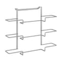 Pikkukuva 1 / 3: Oviripustin Metaltex Galileo Metalli 36 x 9 x 30 cm Tripla WC-rullateline, keittiörullateline