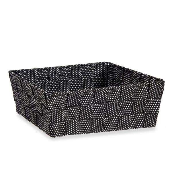Monikäyttöinen kori Kipit A3-6930A9 Musta Kangas 2,4 L 20 x 8 x 24 cm Letitys (24 osaa)