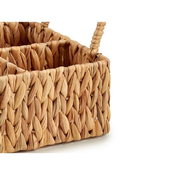 Monikäyttöinen järjestelijä Ruskea Metalli Vesihyasintti 20,5 x 16 x 31 cm (12 osaa)