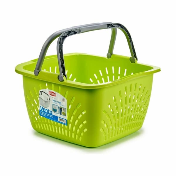 Pyykkikori Stefanplast PR163P Ruskea Muovinen 18 L 39 x 21,5 x 39 cm Kahvoilla (30 osaa)