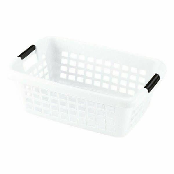Pyykkikori Kahvoilla Valkoinen 50 L (6 osaa)