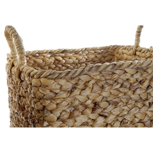 Korisetti DKD Home Decor Ruskea Luonnollinen Vihvilät (2 Kappaletta)