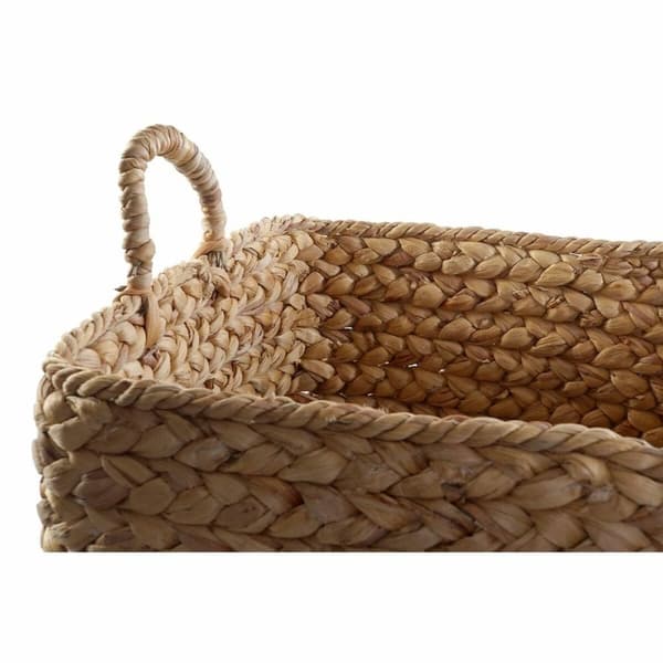 Korisetti DKD Home Decor Ruskea Luonnollinen Vihvilät (2 Kappaletta)