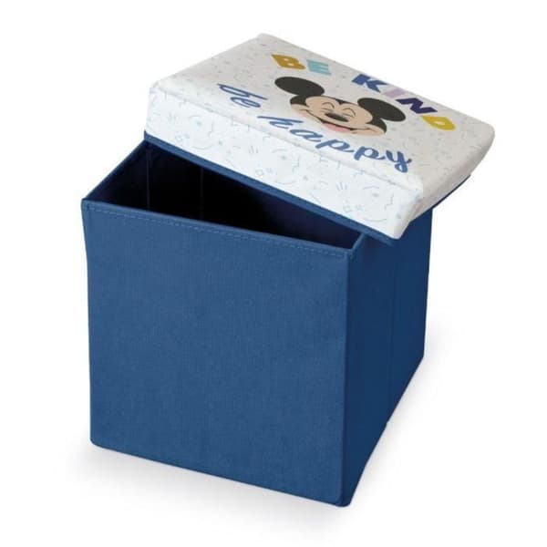 Beanbag container med Musse Pigg vadderat lock