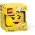 Miniatyrbild 1 av 3: LEGO 40311725 Stapelbart förvaringshuvud Lego Girl Liten modell Plast Gul D16 x H19,5 cm