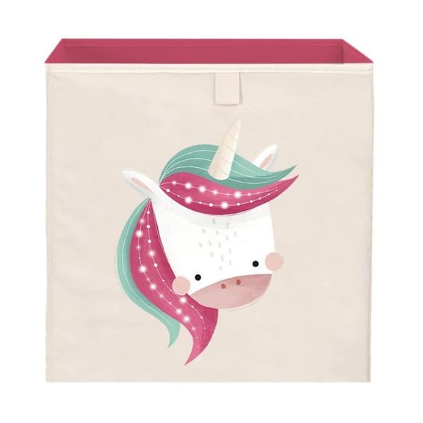 Sassi Junior - Sparkly the Unicorn fyrkantig förvaringslåda