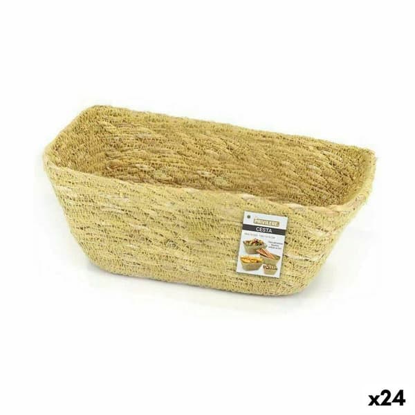 Multibrug kurv Privilege Havgræs Rektangulær 18 x 13 x 8 cm 18 x 11 x 8 cm (24 enheder)