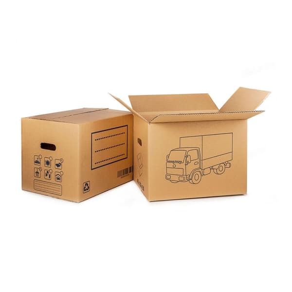 Pahvilaatikko muuttoa varten Fun&Go 60 x 40 x 40 cm (1 osaa)