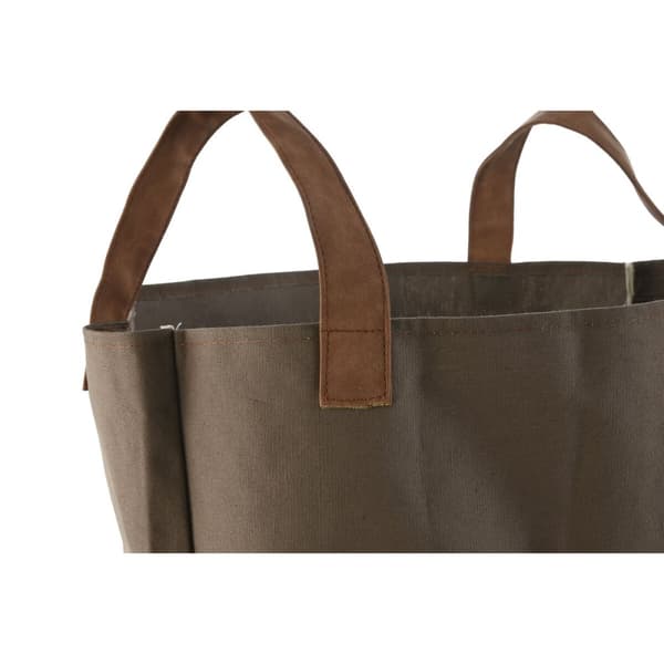 Haveaffaldspose Home ESPRIT Brun polialgodon Bomuld 40 x 40 x 60 cm