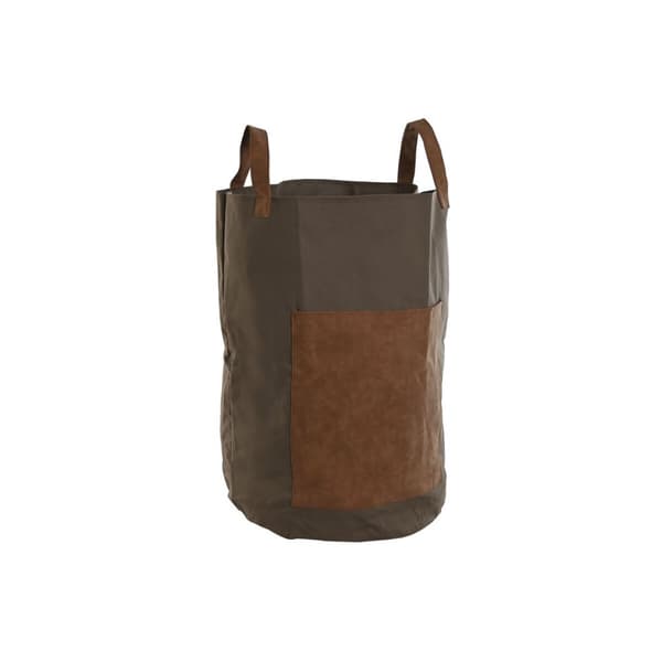 Trädgårdsavfallspåse Home ESPRIT Brun polialgodon Bomull 40 x 40 x 60 cm